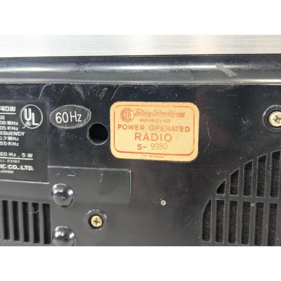 1970s SANYO wood finish flip-clock 10FA-T40W - Picture 15 of 16